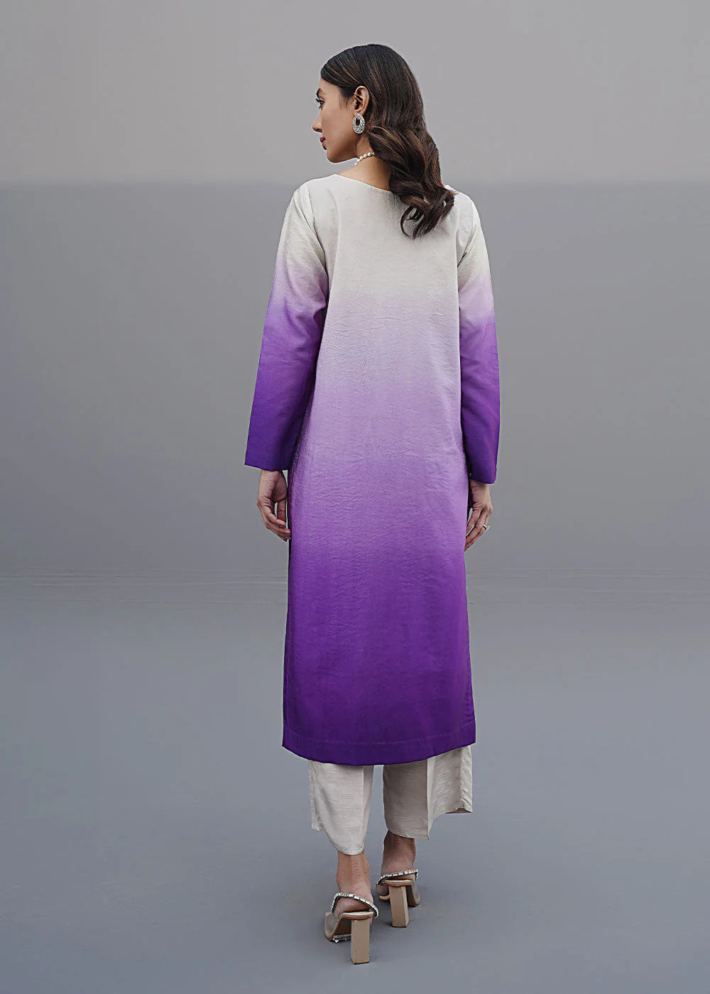 Midnight Shimmer 02-Piece Silk Suit