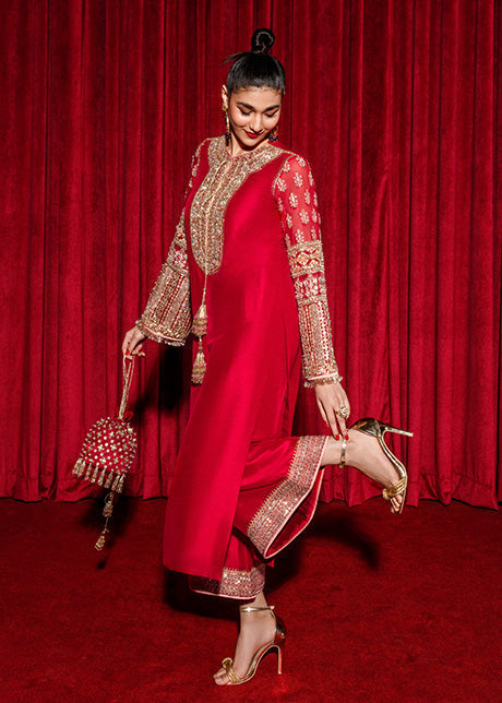 Hussain Rehar – Luxury 3PC stitched Suit
