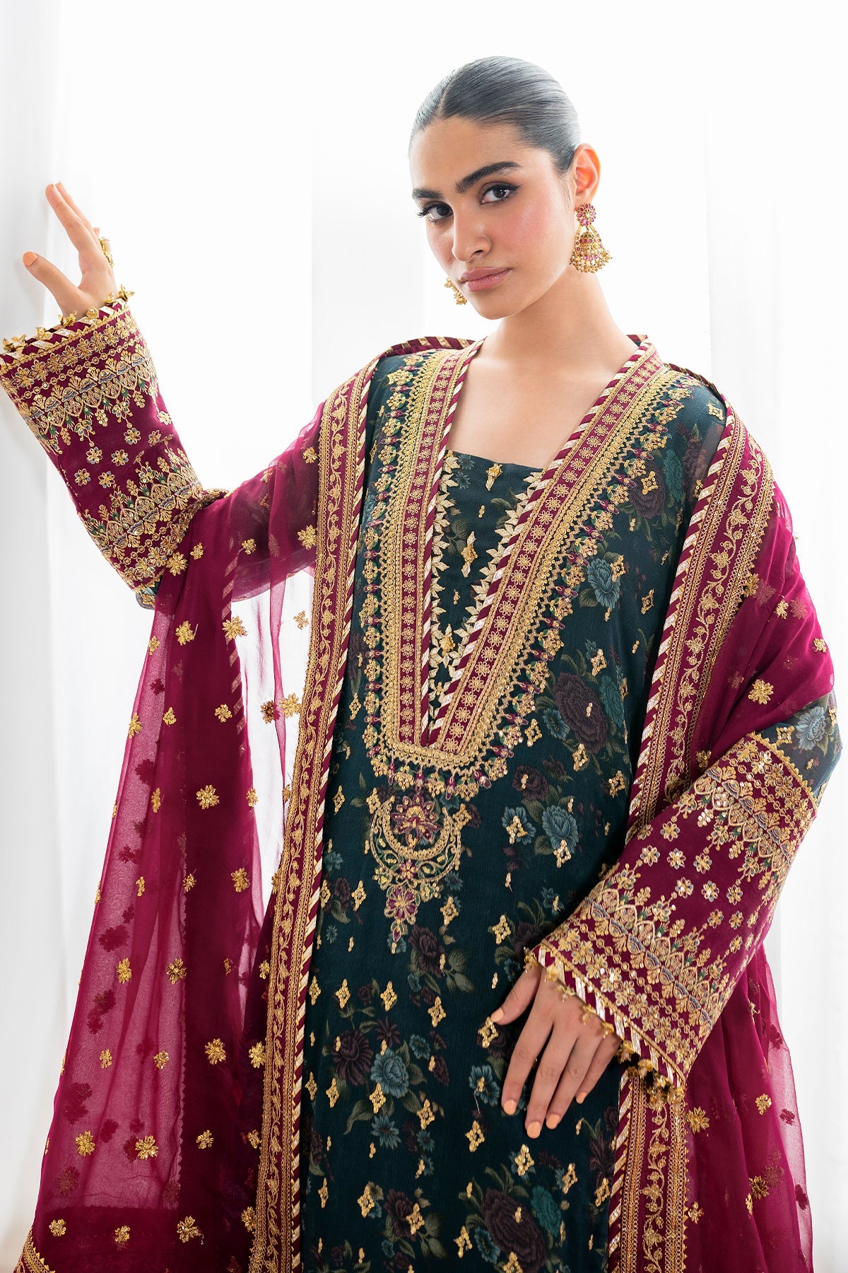 BAROQUE stitched Chiffon Collection