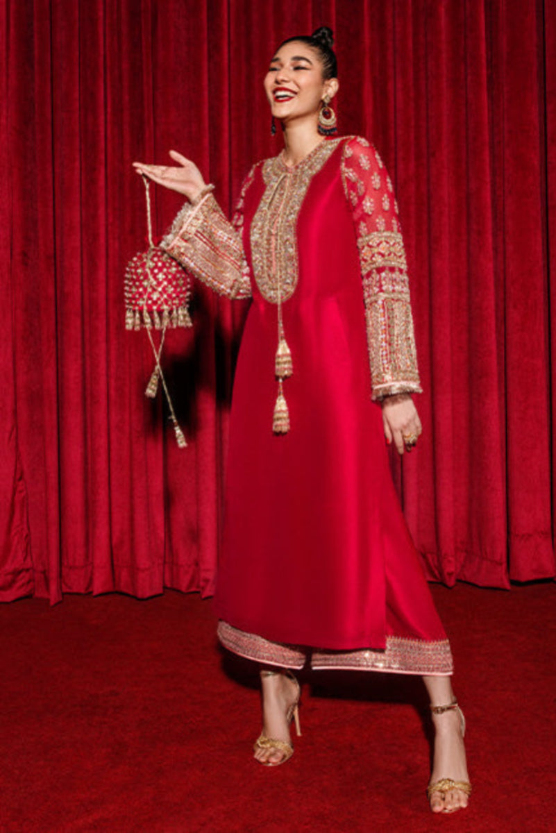 Hussain Rehar – Luxury 3PC stitched Suit