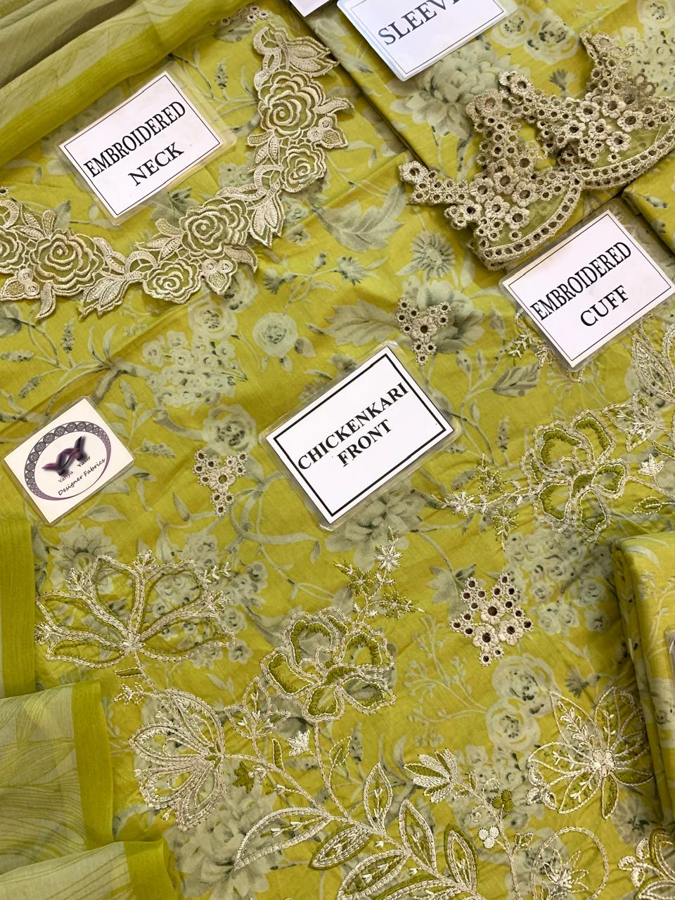 3 Piece - Enchanted Bloom (Lawn & Chiffon)