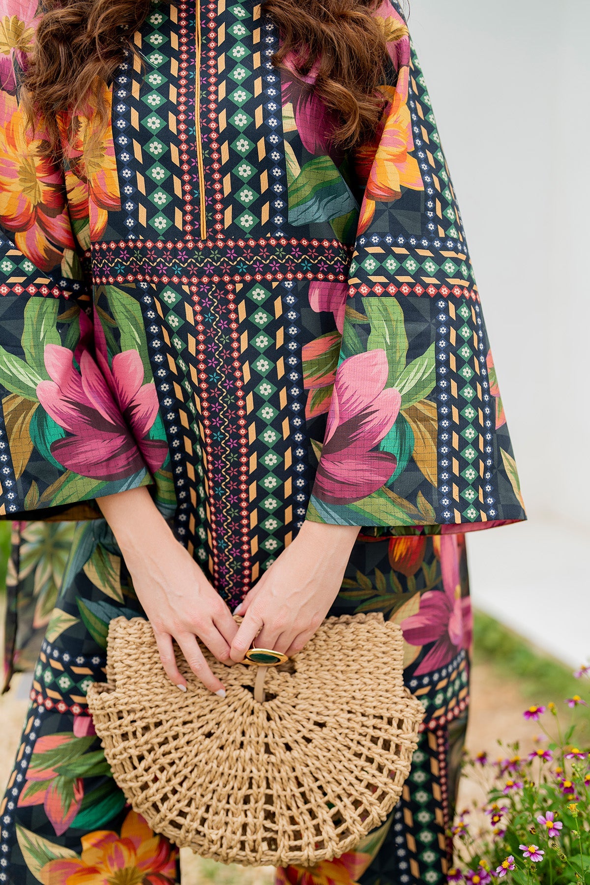 3 Piece Printed Lawn Suit with Lawn Dupatta