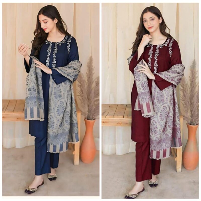 WINTER COLLECTION '25| Dhanak Embroidered stitched 3PC
