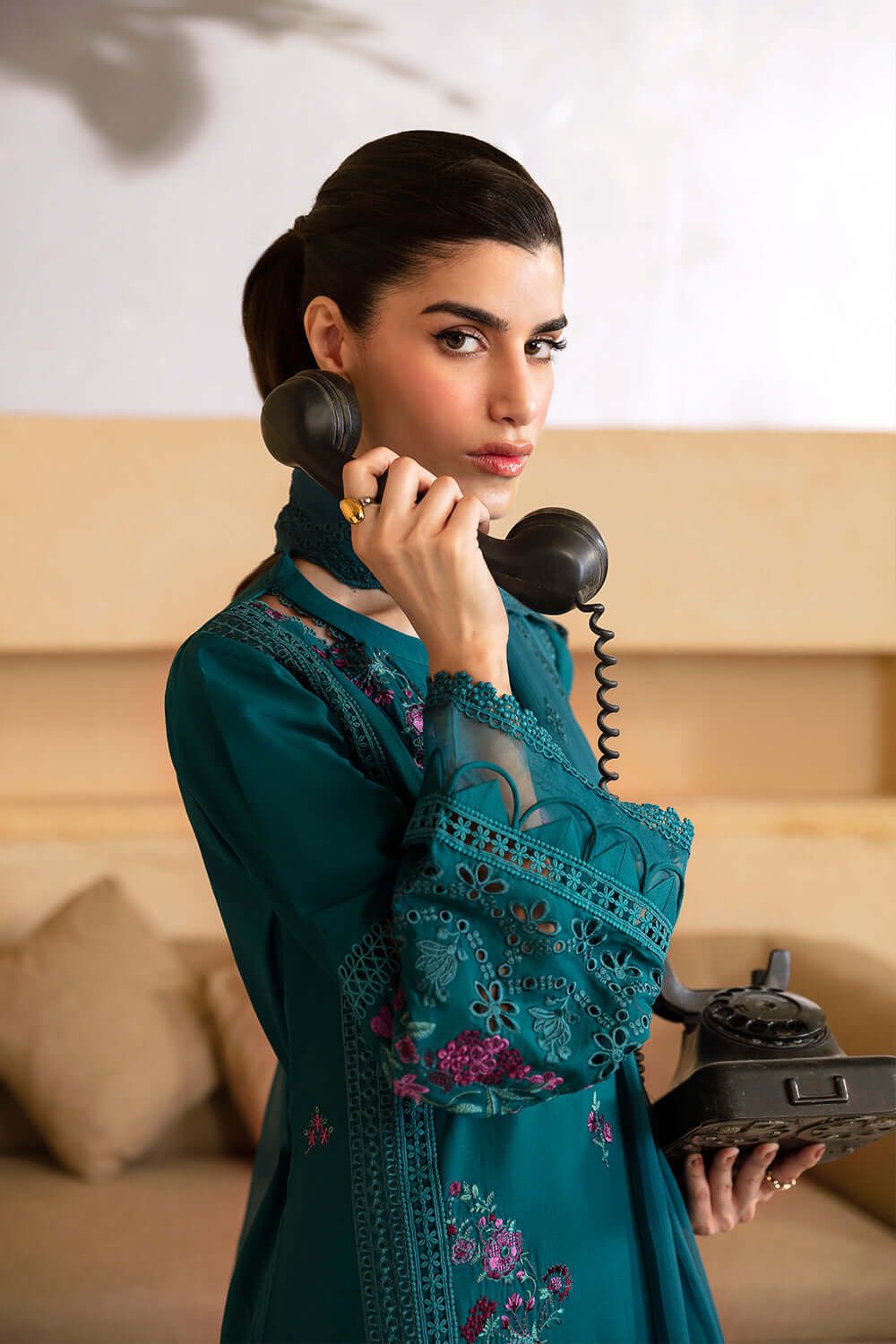 03-Piece Embroidery Lawn Suit Ready To Wear