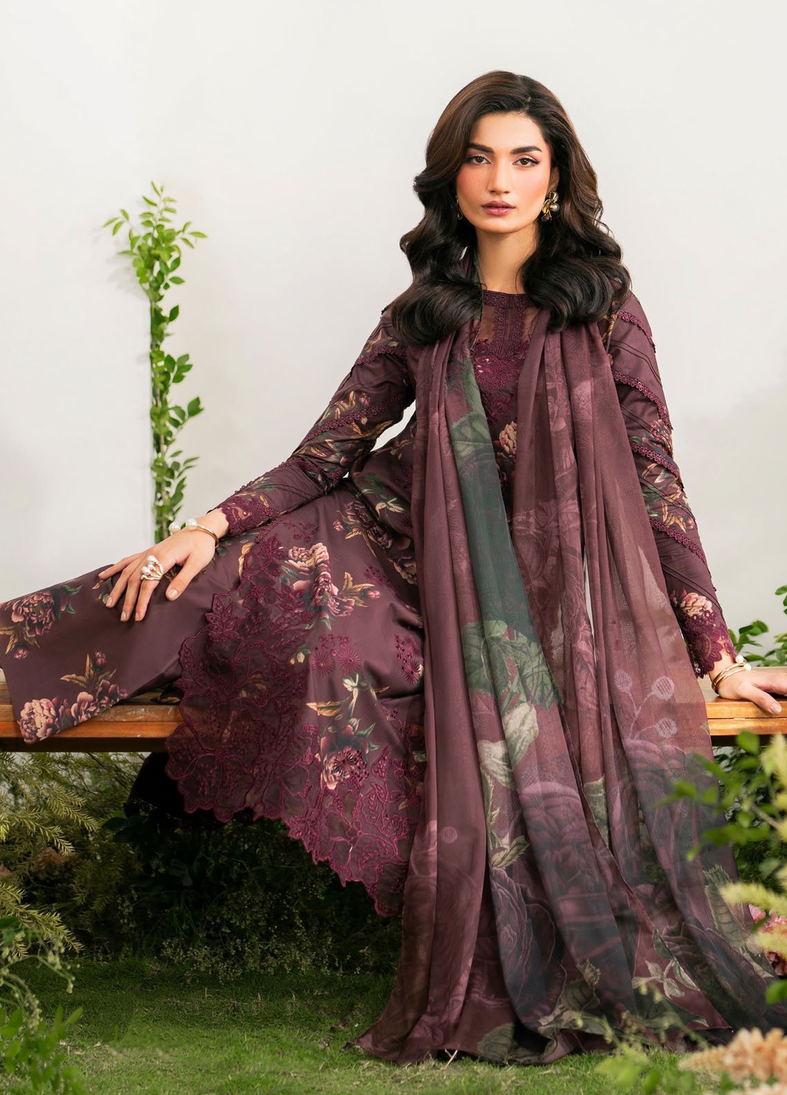 Luxury Lawn Embroidered Collection 2025/26