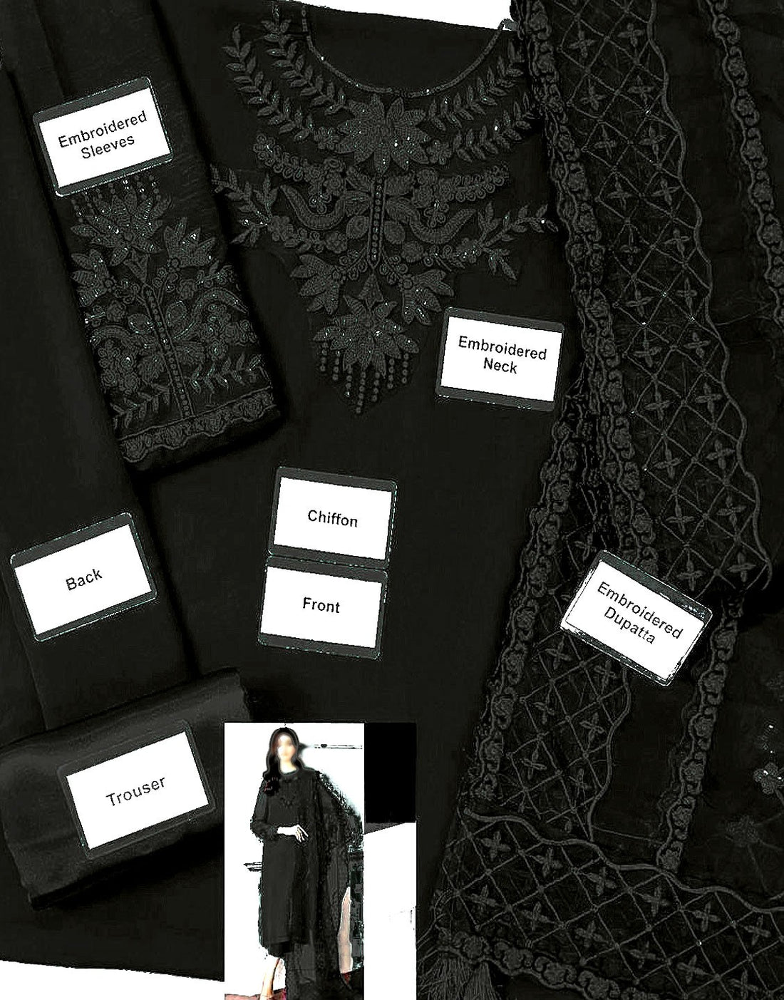 Baroque – Luxury Chiffon, Organza & Silk