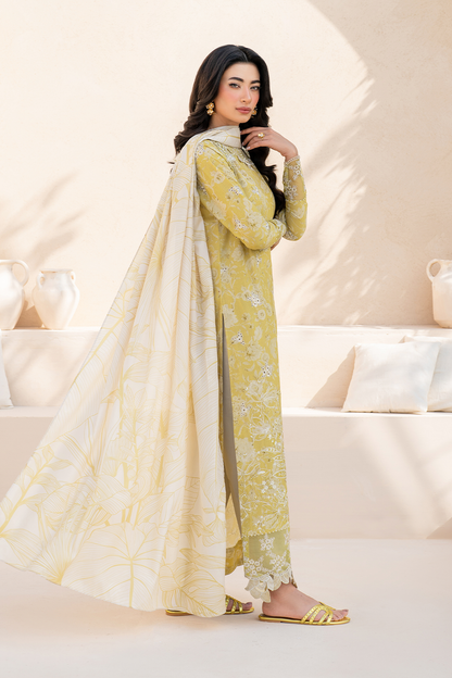 3 Piece - Enchanted Bloom (Lawn & Chiffon)