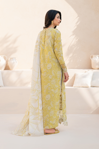 3 Piece - Enchanted Bloom (Lawn & Chiffon)