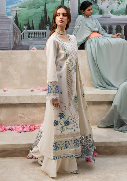 3 Piece Chikankari Lawn Suit with Embroidered Chiffon Dupatta