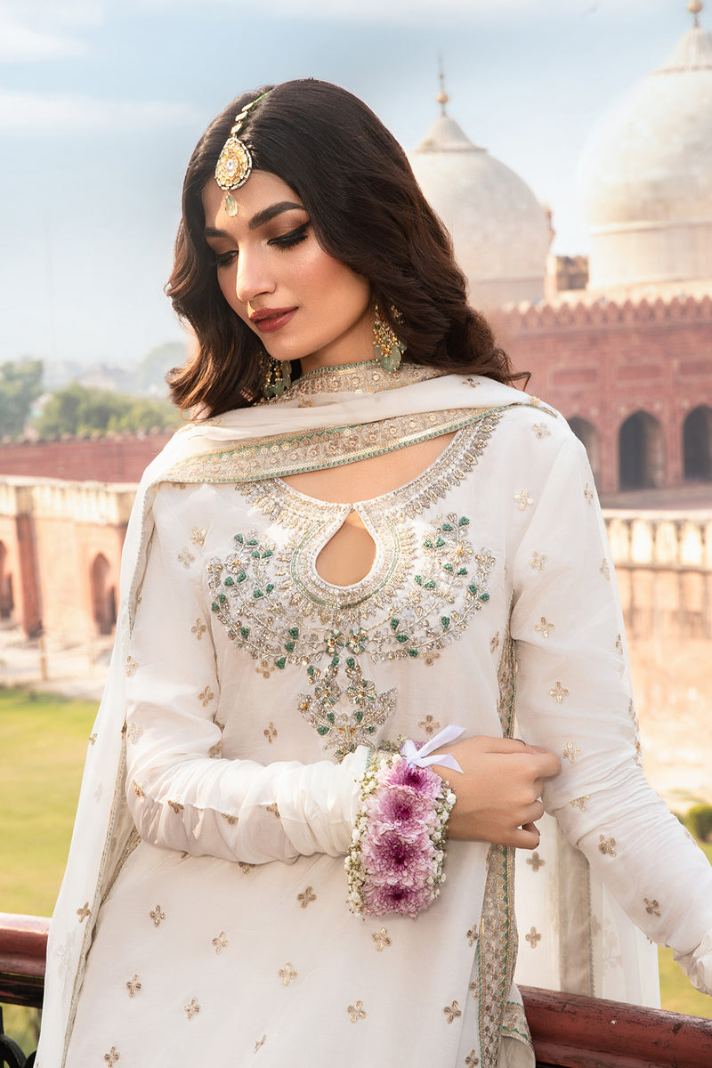 Azure Chiffon Embroidered stitched Collection