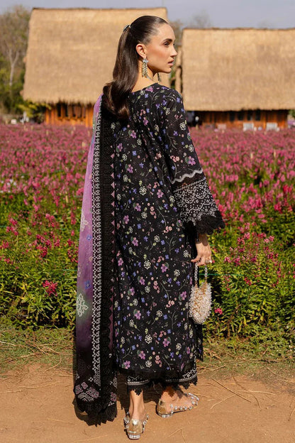 Nureh Lawn Collection 2025 | stitched 3-Piece Suit