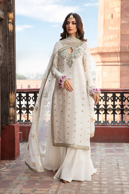 Azure Chiffon Embroidered stitched Collection