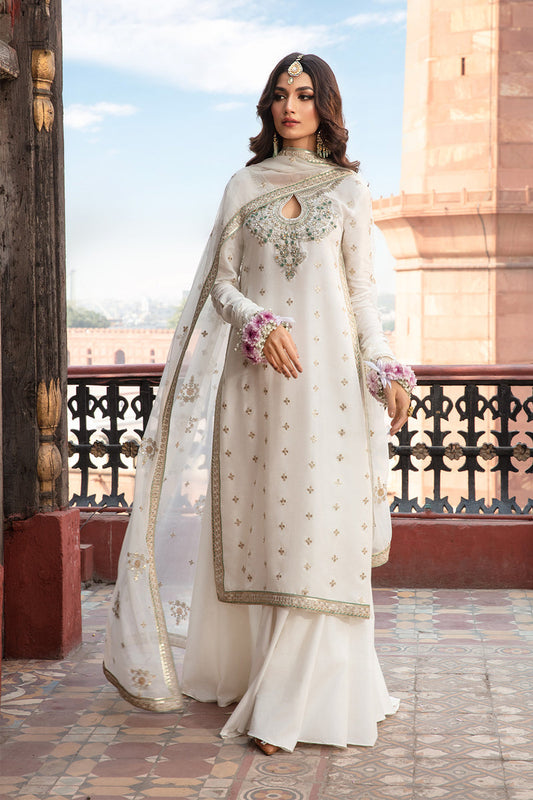 Azure Chiffon Embroidered stitched Collection