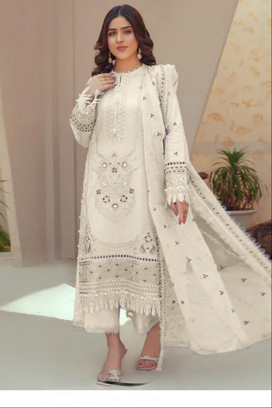 Agha Noor – Premium Hand-Embellished Organza Collection