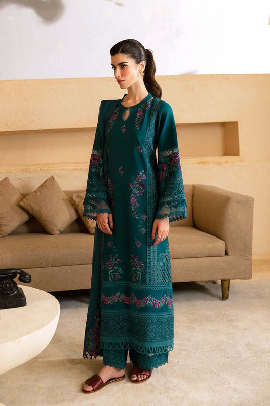 03-Piece Embroidery Lawn Suit Ready To Wear