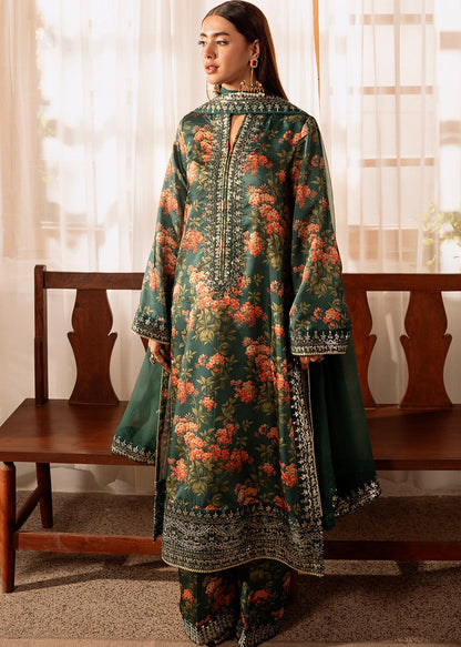Luxury Shamoz Silk Suit  stitched 3 Piece