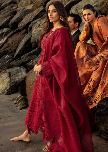 3 Piece Luxury Chikankari Lawn Suit with Khaddi Net Dupatta
