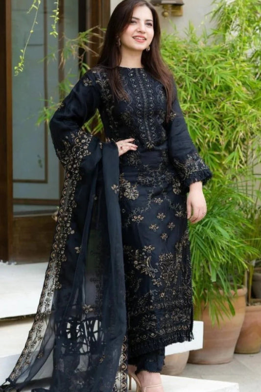 WINTER COLLECTION '25 – ANGAN | Embroidered Dhanak stitched 3PC