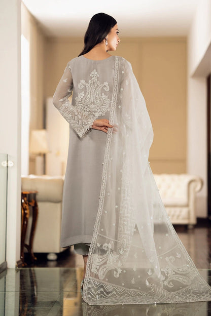 Elegant Semi Pure Chiffon & Soft Net Ensemble